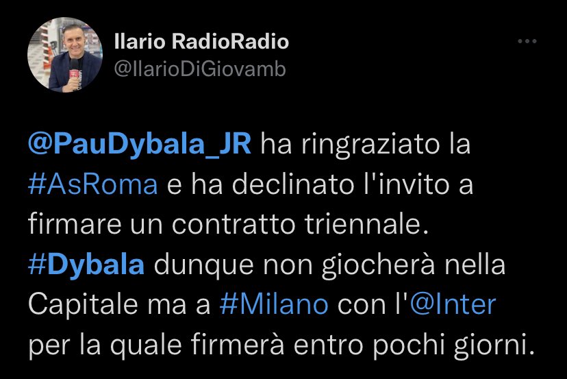 Mi dissocio! tweet media