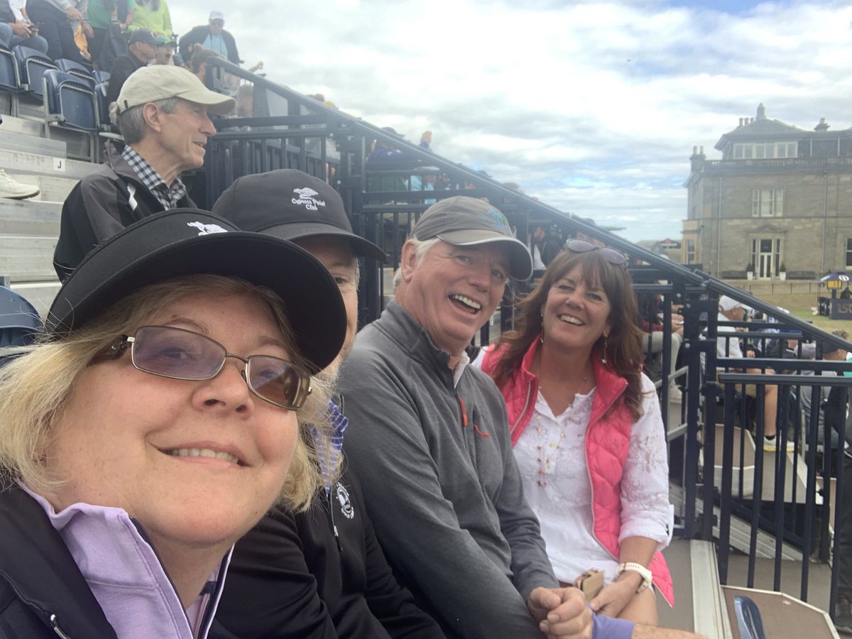 Another stunning day the <a href="/TheOpen/">The Open</a> - with just a lashing of rain to cool things down 👍 #standrews #Scotland #golfscotland #theopen