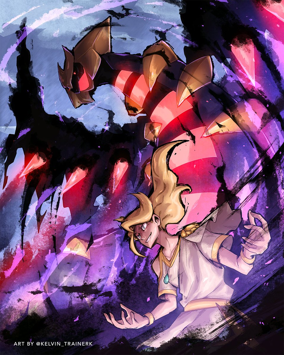 Giratina (pokemon) - Yukinerashi - Digital Art, Fantasy
