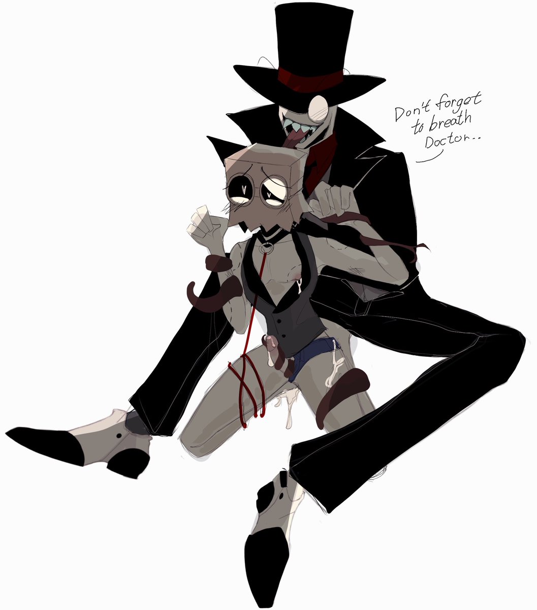 EMETICS_'s tweet image. NSFW🔞 #Villainous #BlackHat #DrFlug #PaperHat #bhf