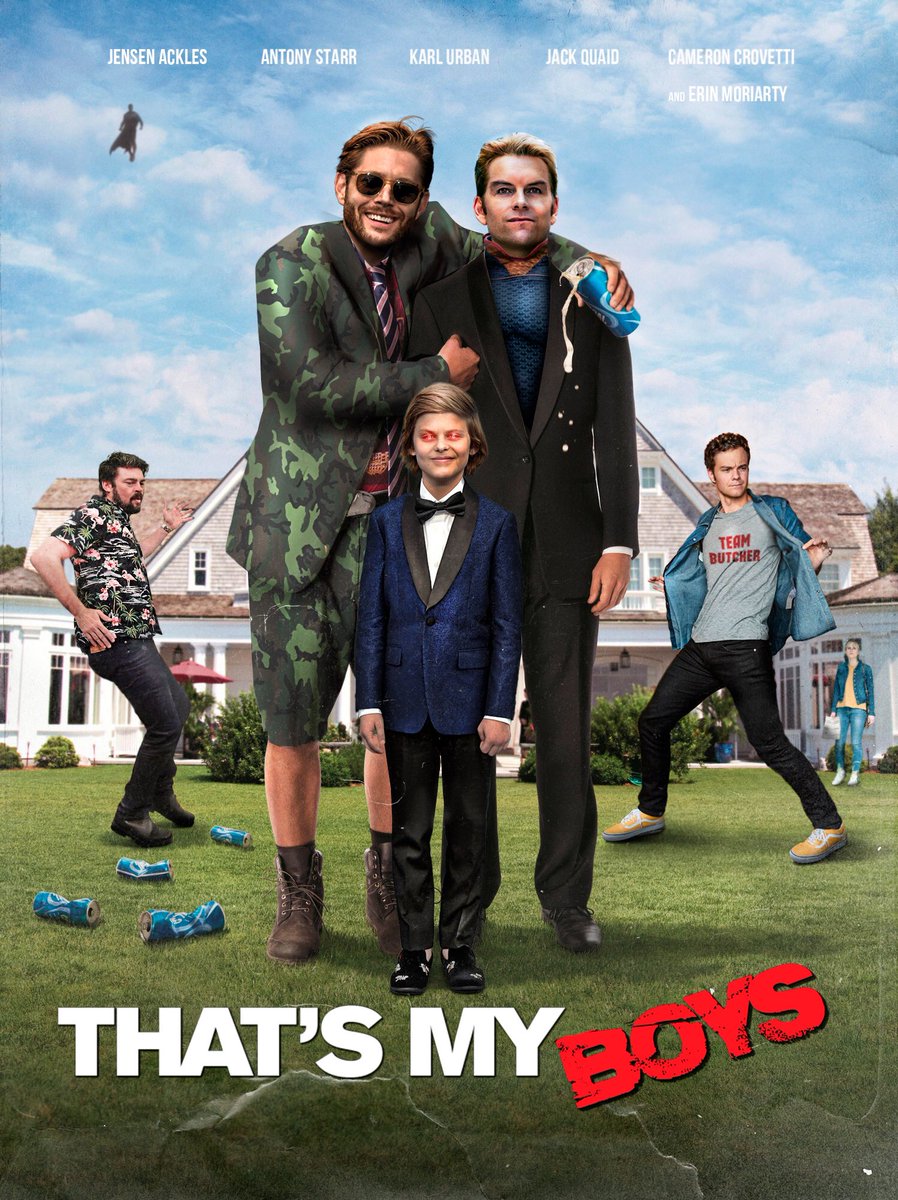 'That's my BoyS' @TheBoysTV 
@antonystarr @JackQuaid92 @KarlUrban @JensenAckles @PrimeVideo @AdamSandler @therealKripke @Monica1236 @stephanfleet @ersatzsarahboyd @ComicBook @lazofficial @KarenFukuhara @DaveBlass #theboys #TheBoysTV #TheBoysFinale #SoldierBoy #JensenAckles