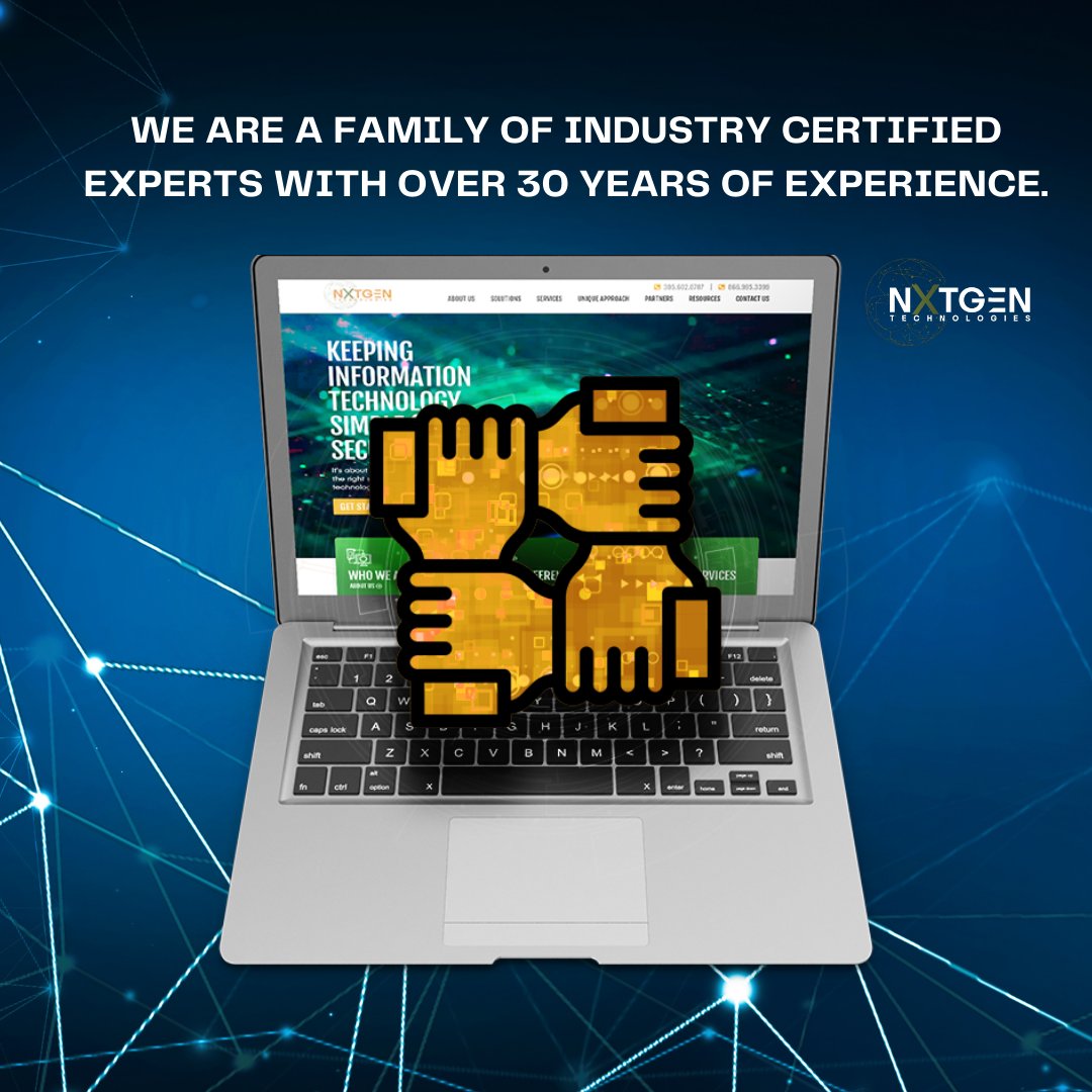 NXTGEN_TECH's tweet image. NXT GEN Technologies isn&apos;t just a leading IT service provider... We are your trusted team that provides real customer service, exceeding your expectations and going above and beyond to deliver measurable results.

#nxtgentech #nxtgentechnologies #itsolutions #it #cybersecurity