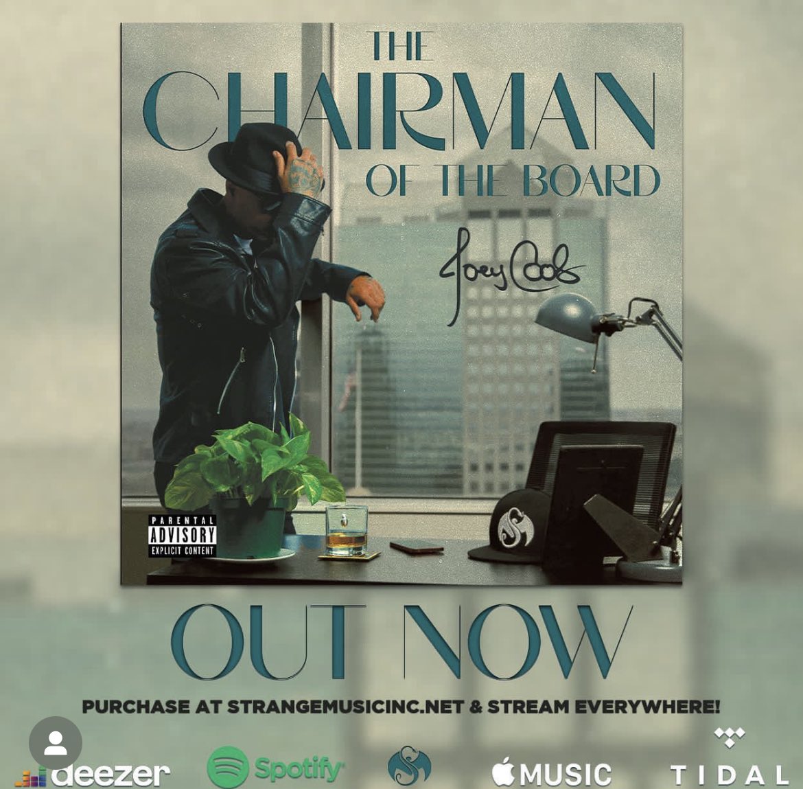 My dawg got a new project out. Go check that out!! @therealJoeyCool #TheChairmanOfTheBoard