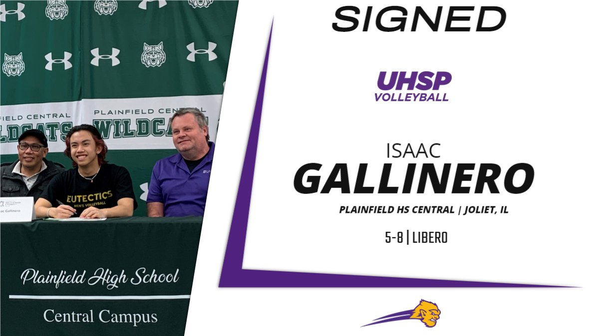 UHSPEutectics's tweet photo. UHSP Men's Volleyball welcomes Isaac Gallinero from Plainfield, Ill., for 2022-23! #EutsMVball #UHSPAthletics #WelcomeToUHSP
https://t.co/kZWArxP6Yn https://t.co/mtbDDM0g9W