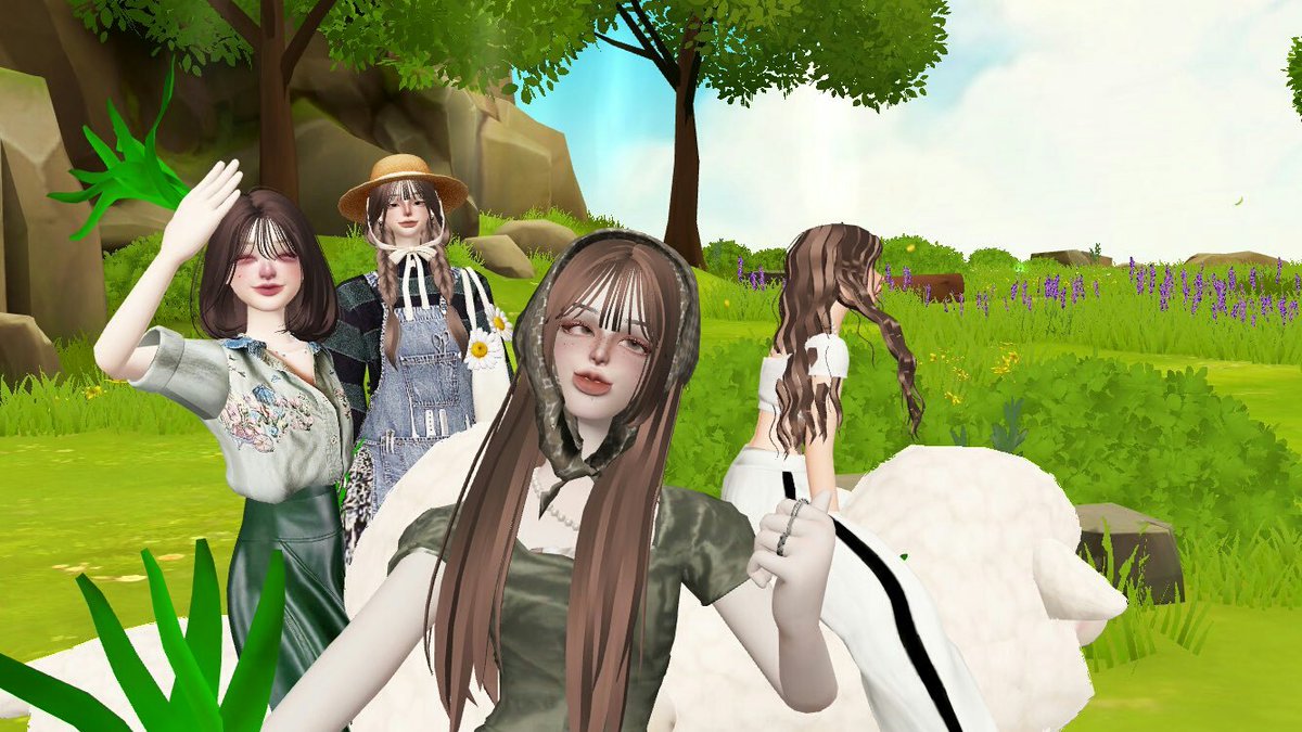 SweeThKeoZ's tweet photo. yang penting akunya bagus y mbe y ππ
w/ @pr0bably_el @goddesfry @rotten___youth
#minesithe #Tha160722 #ZEPETO https://t.co/9fg4YP5TCT