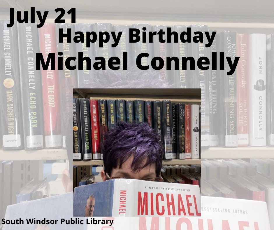 SouthWindsorlib's tweet photo. July 21! Happy Birthday Michael Connell! #SWPL #SouthWindsorLibrary #SouthWindsorCT #SouthWindsor #CTLibrary #MichaelConnell https://t.co/FZRwun5CEf