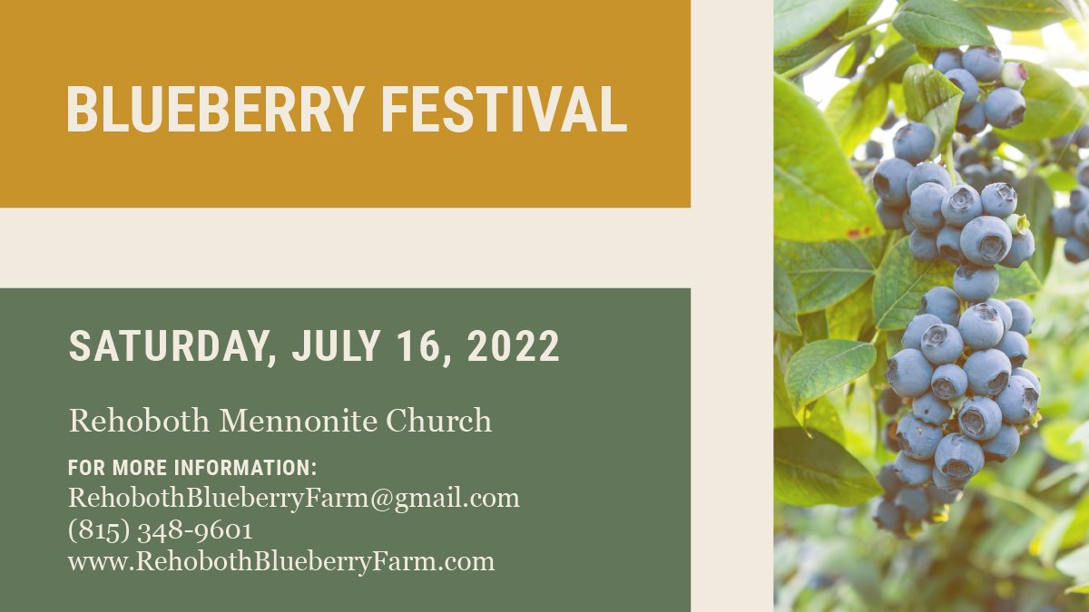 PembrokeStrong's tweet photo. #ICYMI The annual Blueberry Festival is tomorrow! 

Join us for the first time since 2019 for music, a farmers’ market, horse &amp; buggy rides and more! https://t.co/c7MZtwz4O5