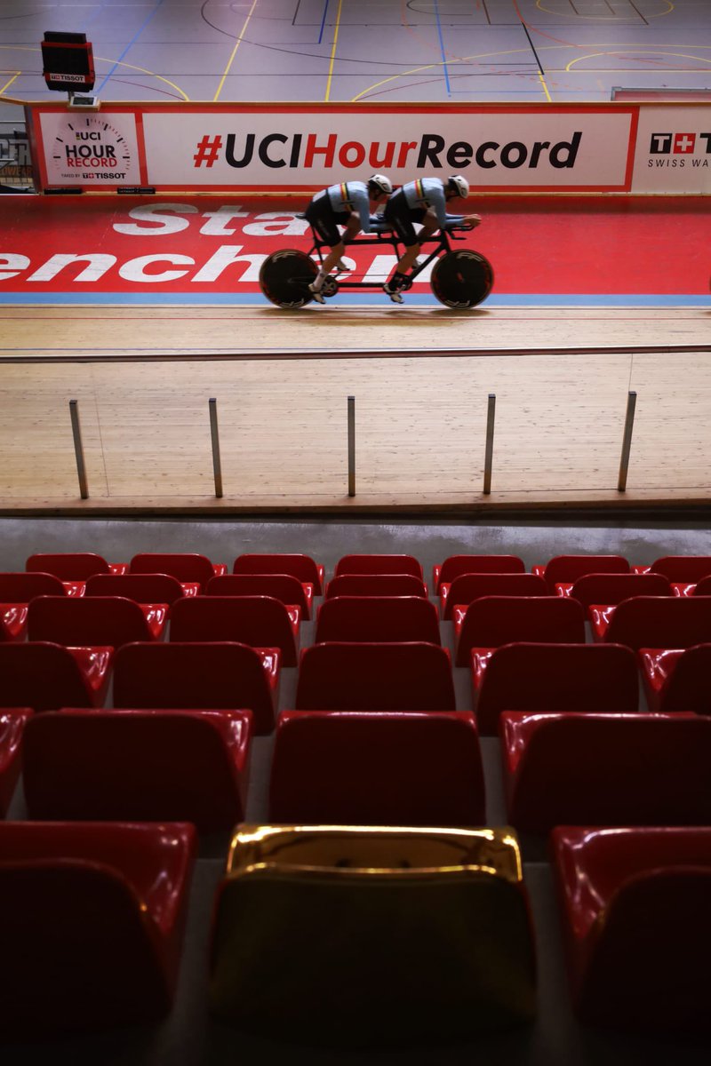 UCI_paracycling's tweet image. 🚨 2x @TISSOT UCI Hour Record attempts 

Tomorrow Griet Hoet &amp;amp; Anneleen Monsieur (pilot) followed by Ewoud Vromant will be attempting to go as fast as possible in 60 minutes 🕒

#UCIHourRecord