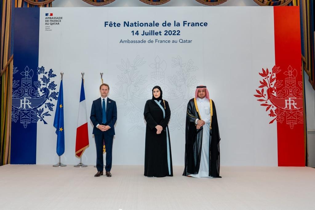 Ambassadeur de France au Qatar on Twitter "Trés honoré d'avoir célébré