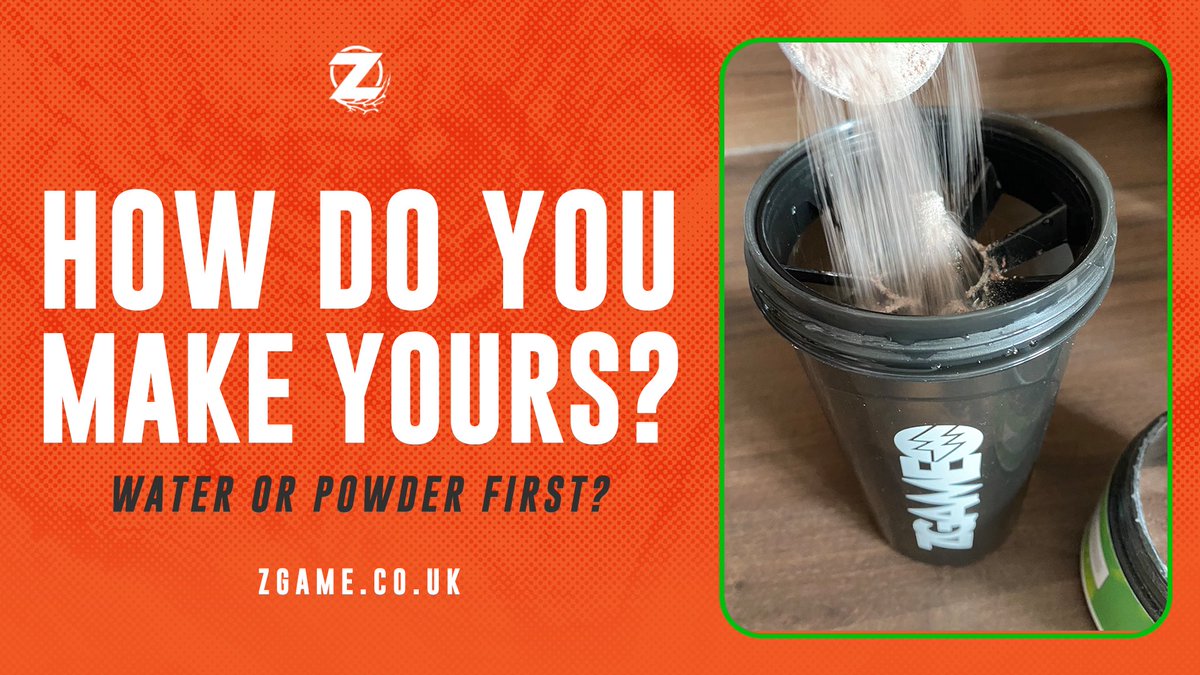 Water or powder first? How do you make yours? 🤷‍♂️