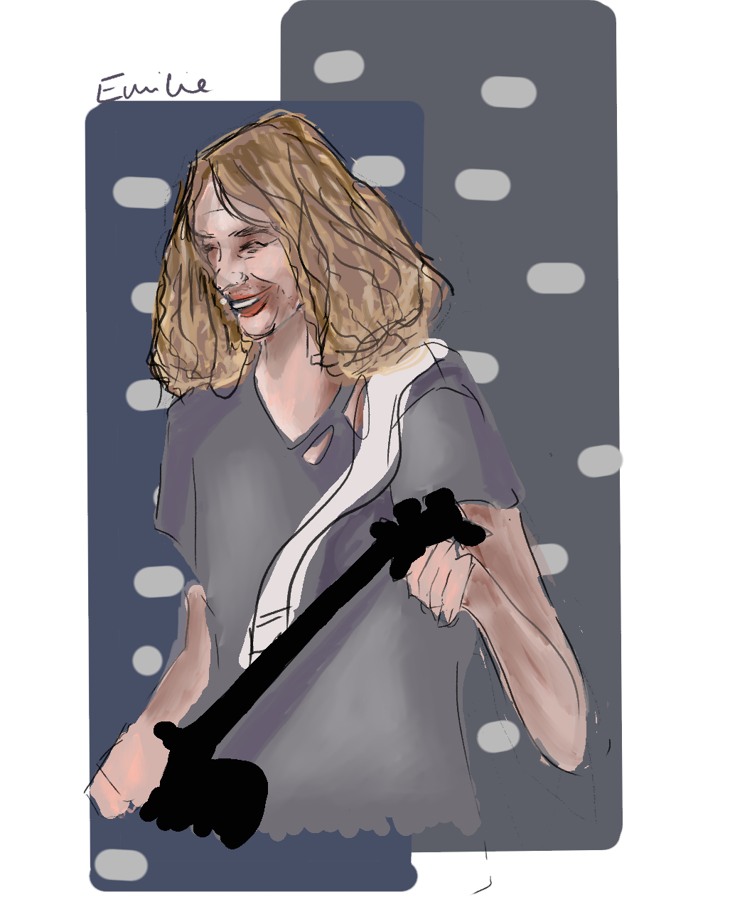 Did I take a nap ? No. Did I magically learn how to draw ? Also no. But hey, happy birthday to Ray Toro. 