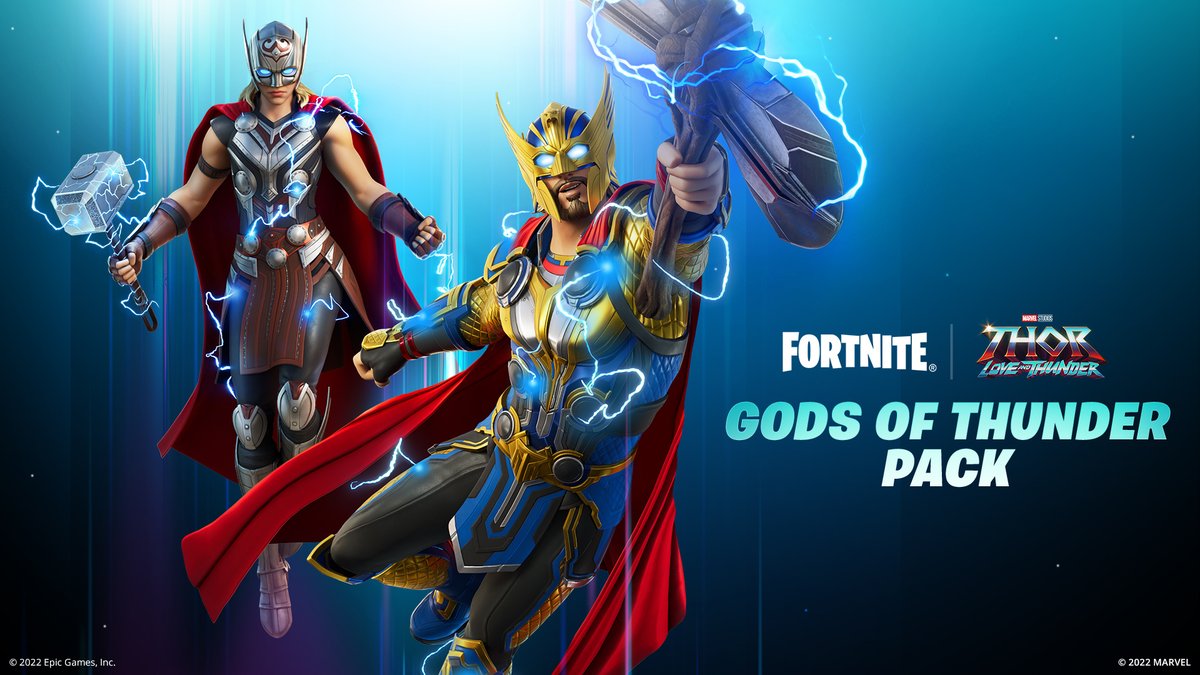 Fortnite's tweet photo. Hmm.. shocking.

Don’t miss your chance to grab the Gods of Thunder Pack in the Shop before it rotates out tomorrow! https://t.co/ioA79zD31V