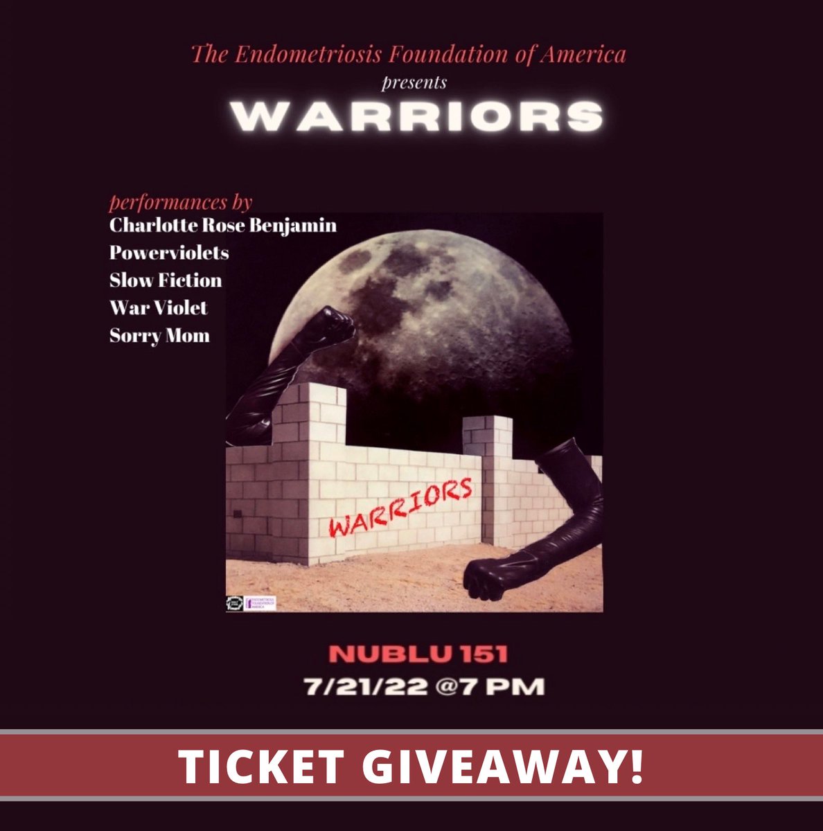 Endofound's tweet photo. In #NYC &amp; want to go to the #endo event of the summer next Thursday, July 21 at @nublu?! We're doing a ticket giveaway on #EndoFound's Insta - details: https://t.co/QrMs0fmoWV https://t.co/0Ew1cG2nF8