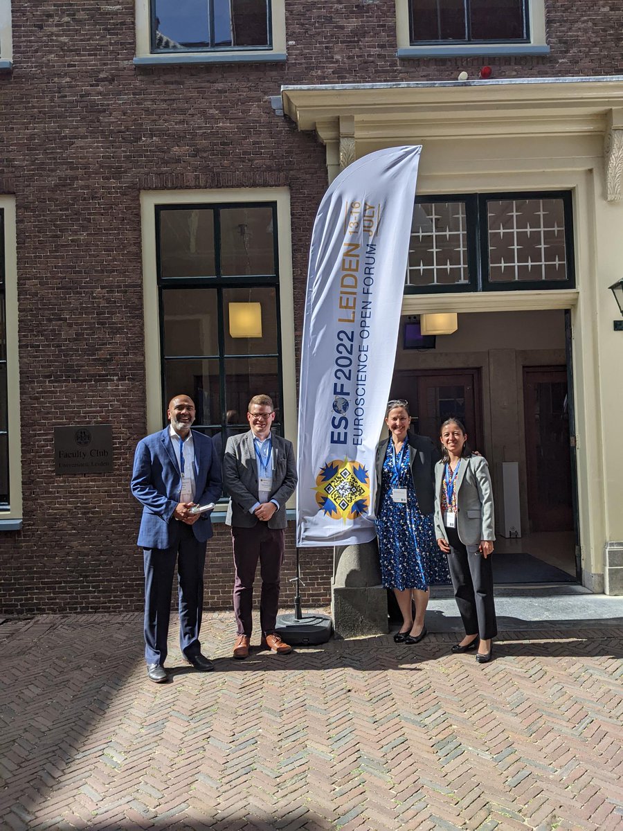 aaas's tweet photo. Greetings from the Netherlands!
A delegation led by AAAS CEO @sudipsparikh is attending #ESOF22, @EuroScience Open Forum in Leiden, NL, July 13-16. https://t.co/ZnF0ECvP7K