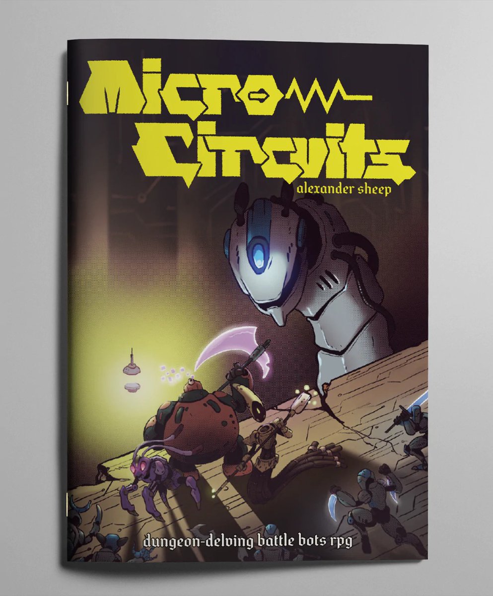 alexander_sheep's tweet photo. ░░ PHYSICAL CIRCUITS ░░
One of the best announcements yet: Micro Circuits PHYSICAL version is available as an @ExaltedFuneral exclusive! Head on to the store to buy your copy with a discount now!
I'm so happy folks 😊🤖
#rpglatam #osr #ttrpg #efcon https://t.co/4vmTCaTA9F