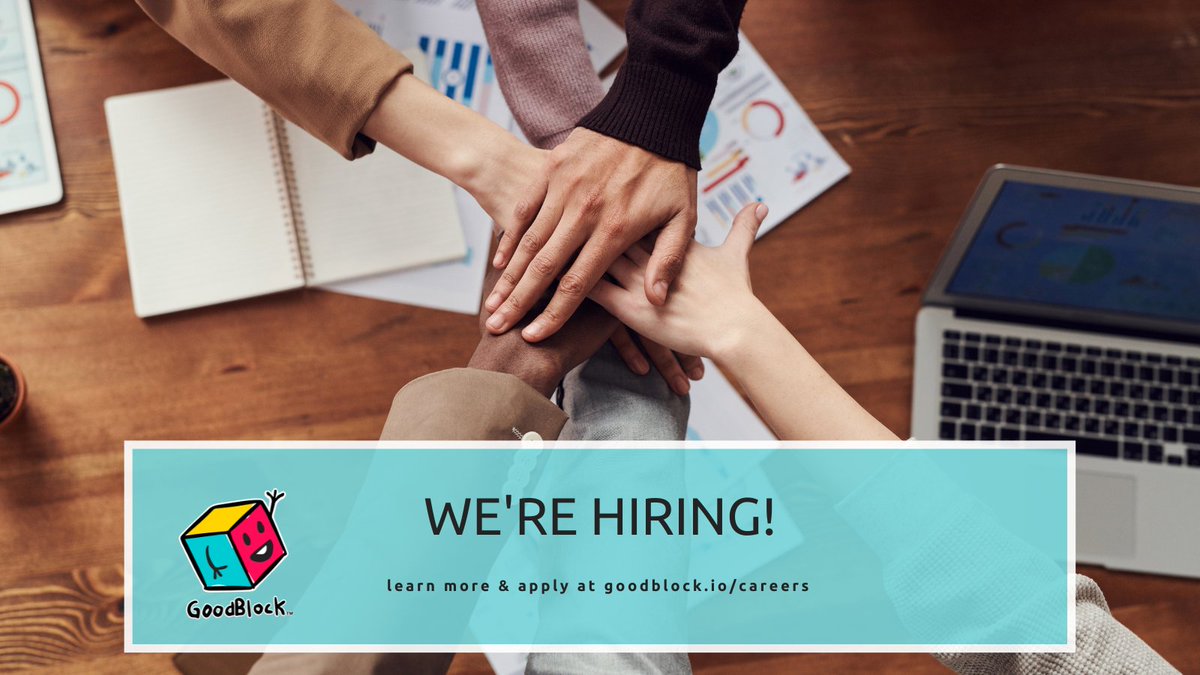 Attention #Web3 #developers: GoodBlock is looking for an experienced #dev to join our remote team of impact-driven self-starters. If you have an entrepreneurial spirit and experience with #Node.JS and #PostgreSQL, visit bit.ly/3uLqU42 to apply today. #hiring #techjobs