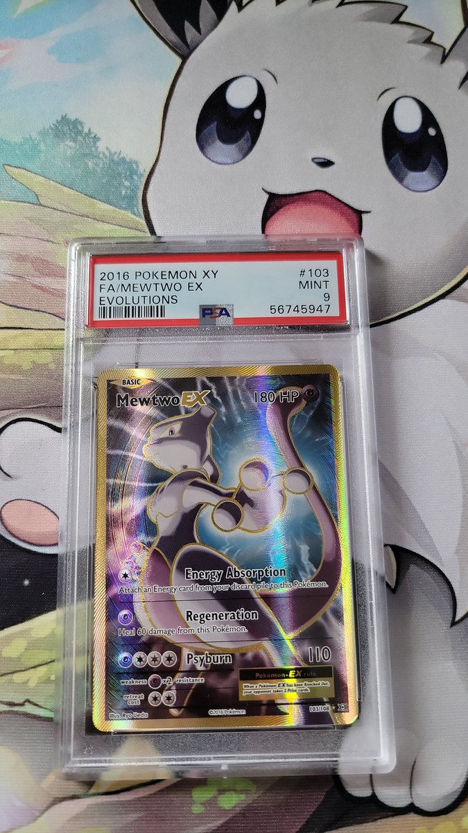 ANOTHER POKEMON GIVEAWAY:

PSA 9 Mint Mewtwo EX Full Art. 

To enter:
- Must be following me
- Retweet this tweet

That's it! Winner will be picked 1 week from today, Friday 7/22, via a random retweet picker.