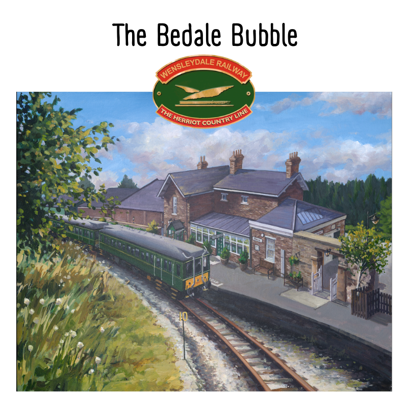 We’re raising funds to pay for new seating in our #bubblecar! Please buy one of our limited-edition signed prints by <a href="/lynnwardartwork/">Lynn Ward</a> today and let’s get the bubble back out in service!

wensleydale-railway.co.uk/railway/bedale…
#dmu #wensleydalerailway #wensleydalerail #heritagerailway #yorkshire