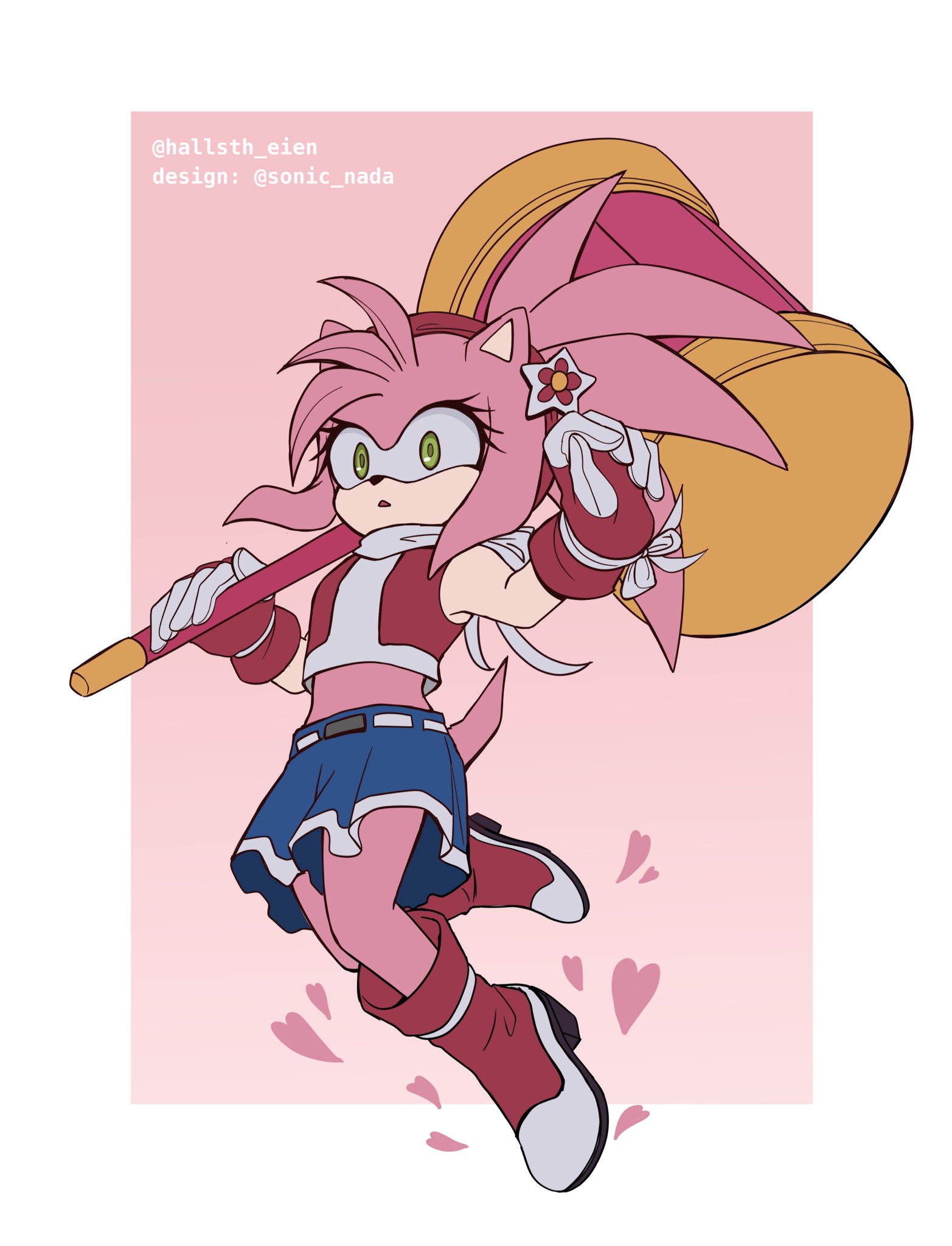 Rhael ⭐️COMMS OPEN ⭐️ on X: #31DaysSonic Superpower: Amy