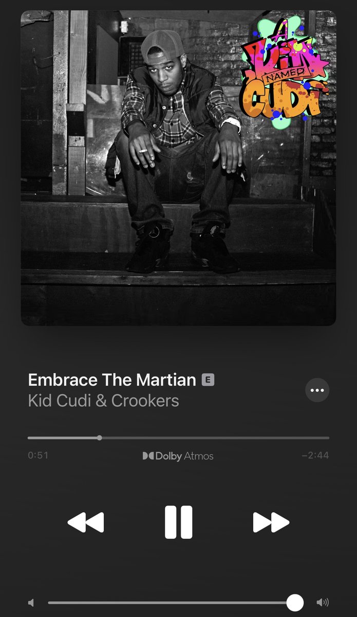 Genius's tweet photo. ‘a kid named cudi’ is finally on streaming platforms and it feels like 2008 all over again 😭 https://t.co/Lu0vojepfJ