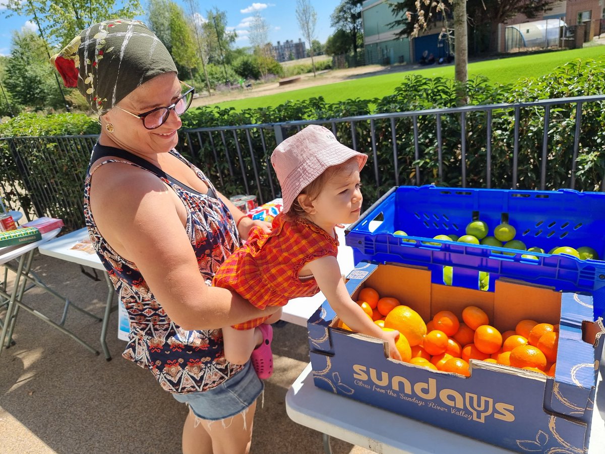 Woodberryaid's tweet photo. My #birthday right? & somebody else has taken the first bite of my #cake 😆 🤣 courtesy of my #volunteer. Jolly day! #community #food #shop #streetbox #euphemiachukwu @felixprojectuk @goodgym @CarryMe_Bikes @mayorofhackney @SarahWoodberryD @hackneycouncil @CaritasWestm https://t.co/77roFs38p0