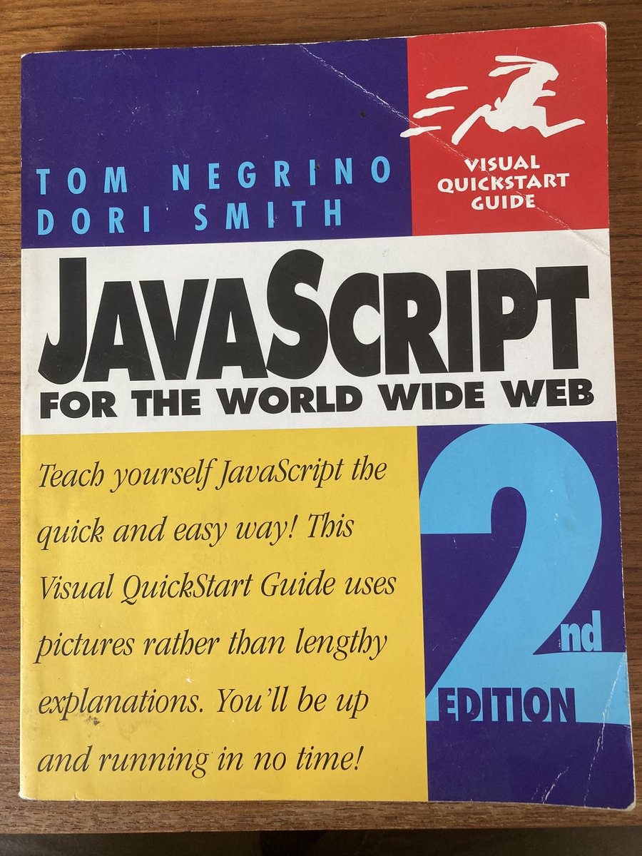 The receipt for my first web programming book from Borders Books, Music &amp; Cafe in 1998. Back when onMouseOver=“swapImage()” was the peak of cross-browser UX and document.layers held the promise of an exciting future to come!