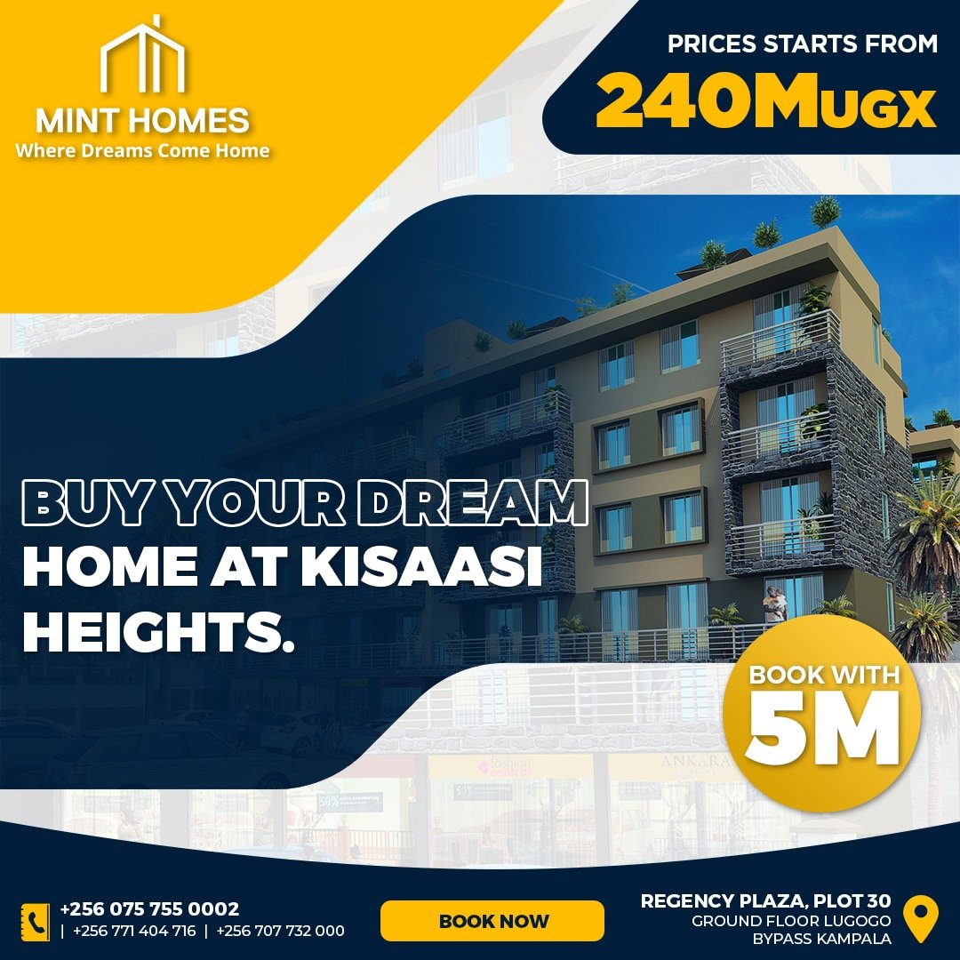 MintHomesLtd's tweet photo. Kisasi

Start with 240 M Ugx.

Features:
Parking
Swimming Pool
Closet
Kids Play Area
Contact Now: https://t.co/BZgDEGBAtN

Call Now: +2560757550002
#realestateagent #realestate #buyhome #Flatsforsale #propertydealer #constructioncompany #kisasiheights #minthome https://t.co/rMKWpVOALE