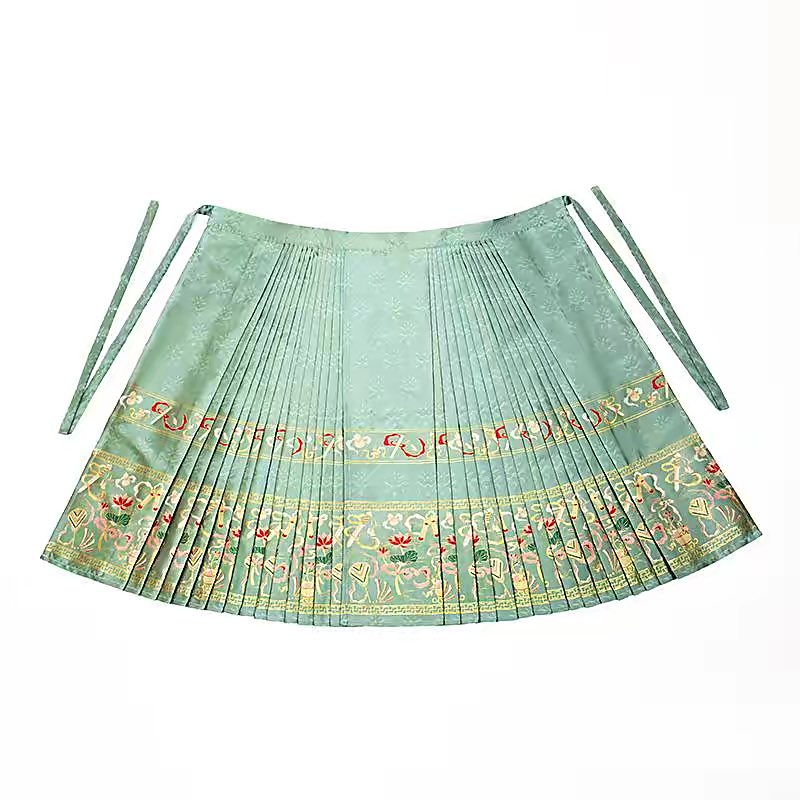 ZYCAmy's tweet photo. #dior #culturalappropriation The Ma Mian Qun（马面裙）is a traditional Chinese skirt which became popular in Ming dynasty. It has two openings, with flat pieces of clothes front and back and folds on both right and left sides. https://t.co/hPQjLJQe8y