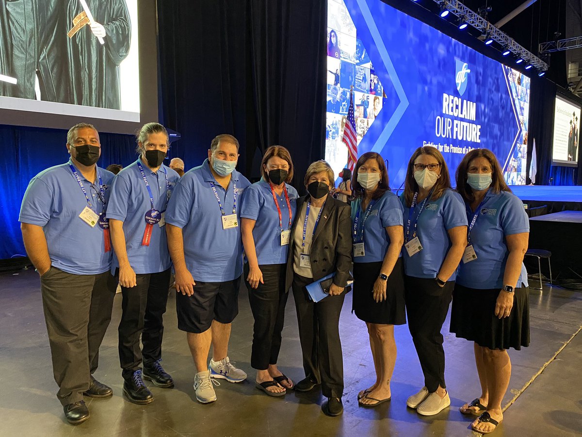 AFT Convention Boston 2022!  The CTA Delegation with Randi Weingarten!