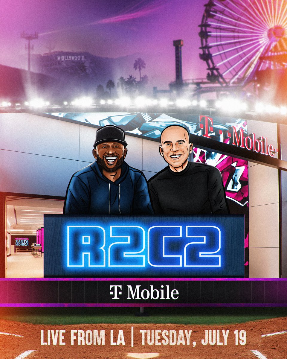 R2C2 (@r2c2) on Twitter photo Coming to you live from LA at MLB All-Star weekend on Tuesday the 19th! Join <a href="/CC_Sabathia/">CC Sabathia</a> and <a href="/RyanRuocco/">Ryan Ruocco</a> at <a href="/TMobile/">T-Mobile</a>’s Santa Monica Promenade location (1410 3rd St) at noon PST. The episode will also release on Thursday. Tune in 🎬 Coming to you live from LA at MLB All-Star weekend on Tuesday the 19th! Join <a href="/CC_Sabathia/">CC Sabathia</a> and <a href="/RyanRuocco/">Ryan Ruocco</a> at <a href="/TMobile/">T-Mobile</a>’s Santa Monica Promenade location (1410 3rd St) at noon PST. The episode will also release on Thursday. Tune in 🎬