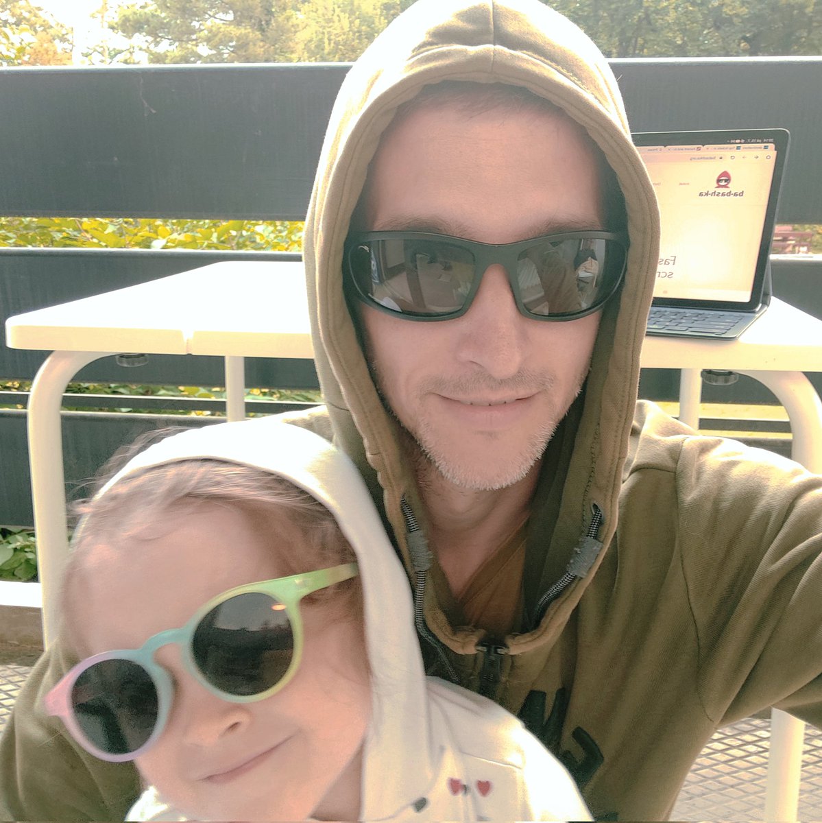 It's not exactly easy to enter the #babashka challenge held by <a href="/borkdude/">(λ. borkdude) 🌱</a> when you're on vacation.

Not only you don't have too many hoodies to choose from. There're even little ones trying to photobomb themseves into your photos no matter what! 🙂