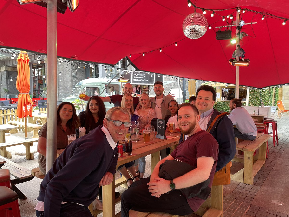 Great to be out socialising with colleagues and celebrating success