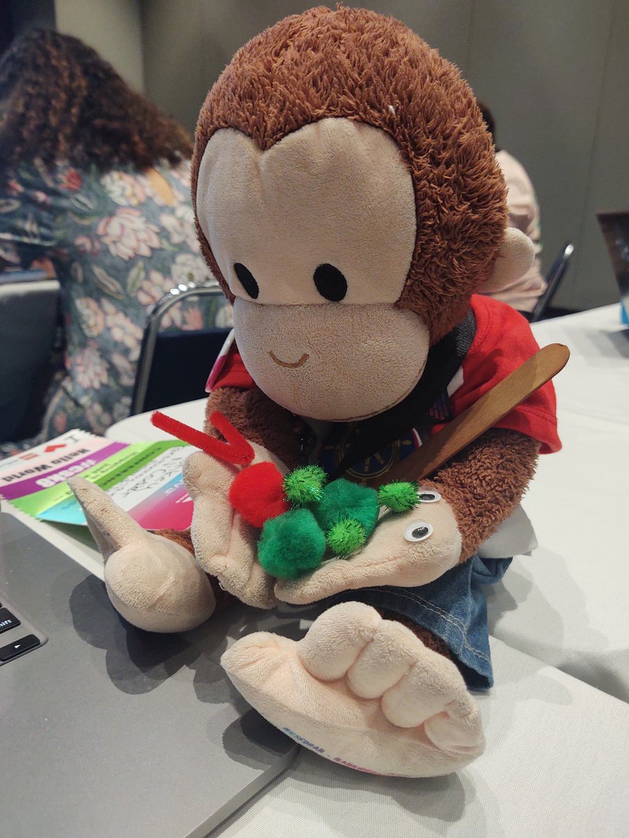 csmonkey_ar's tweet photo. Had a blast at the PreK CS, Oh My! session where I made a hungry hungry Caterpillar 🐛 @sara_schnell #CSTA2022 #CSTA #CSforAR #CSforALL @CSforAR https://t.co/KzbXYXU12B