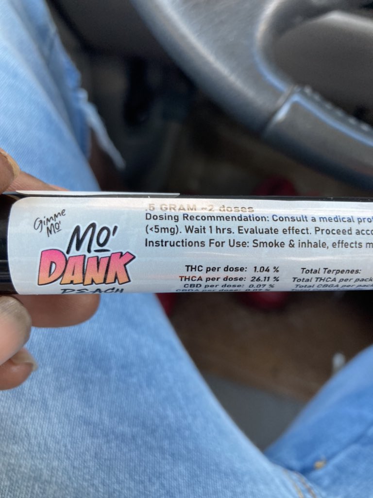 GodAllMarley's tweet photo. 1st time trying #MODANK These are their claims, I’ll let y’all know how I feel #Mmemberville #CannabisCommunity https://t.co/TTwtVuZK66