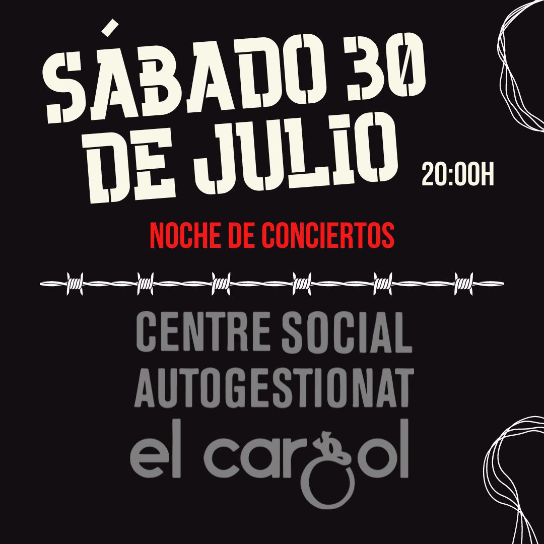 📣SÁBADO 30 DE JULIO A PARTIR DE LAS 20:00H‼️
➡️Cerramos todo agosto y estamos montando una muy grande!! Reservate esta fecha y no dudes en venir a pasar una gran noche.
💥PON ATENCIÓN, EL LUNES ANUNCIAMOS LOS GRUPOS💥