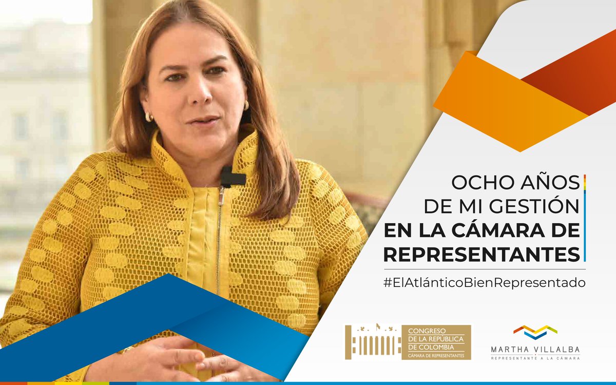 Termina una etapa en mi vida llena de logros, obstáculos, pero sobre todo, de mucho aprendizaje. Quiero compartir con ustedes mis momentos más representativos en estos 8 años en el siguiente informe legislativo. 

bit.ly/3z7fnP2

#ElAtlánticoBienRepresentado