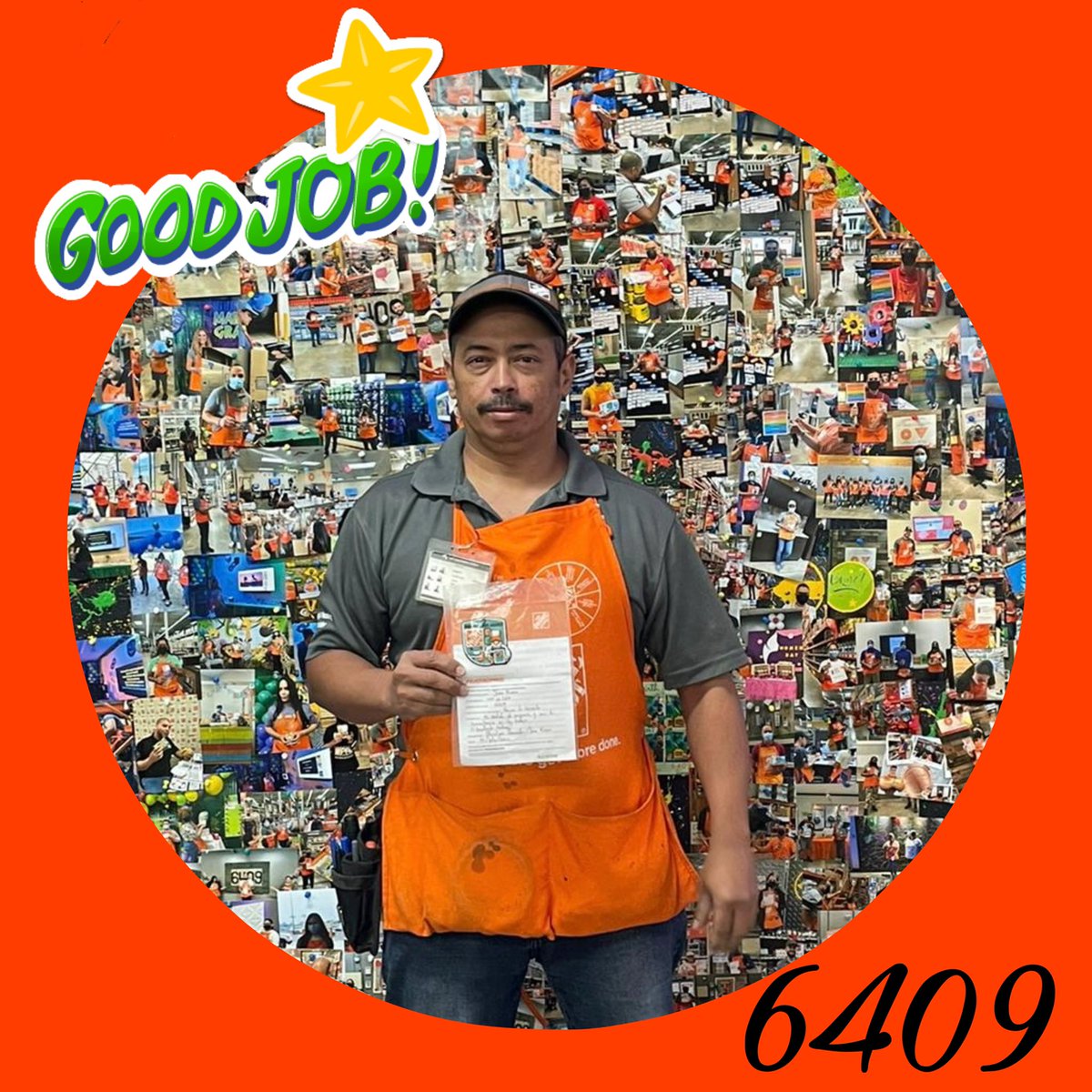 Las night we recognize our Nightcrew associate Juan Rivera for his commitment every night to exceed and go beyond our expectations. Keep it up Juan!! Great job!!👍🏽✨ #thd6409 @RosaSally @SepulvedaEvelix @MoriRosemarie @YamilORivera1 @SASM6409Yahaira @JuanRiv33006222
