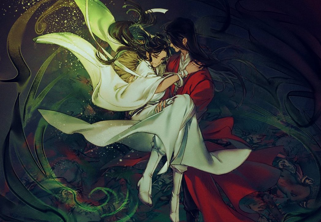 GhostFUJO on Twitter: "RT @hourlytgcf: hua cheng holding xie lian"