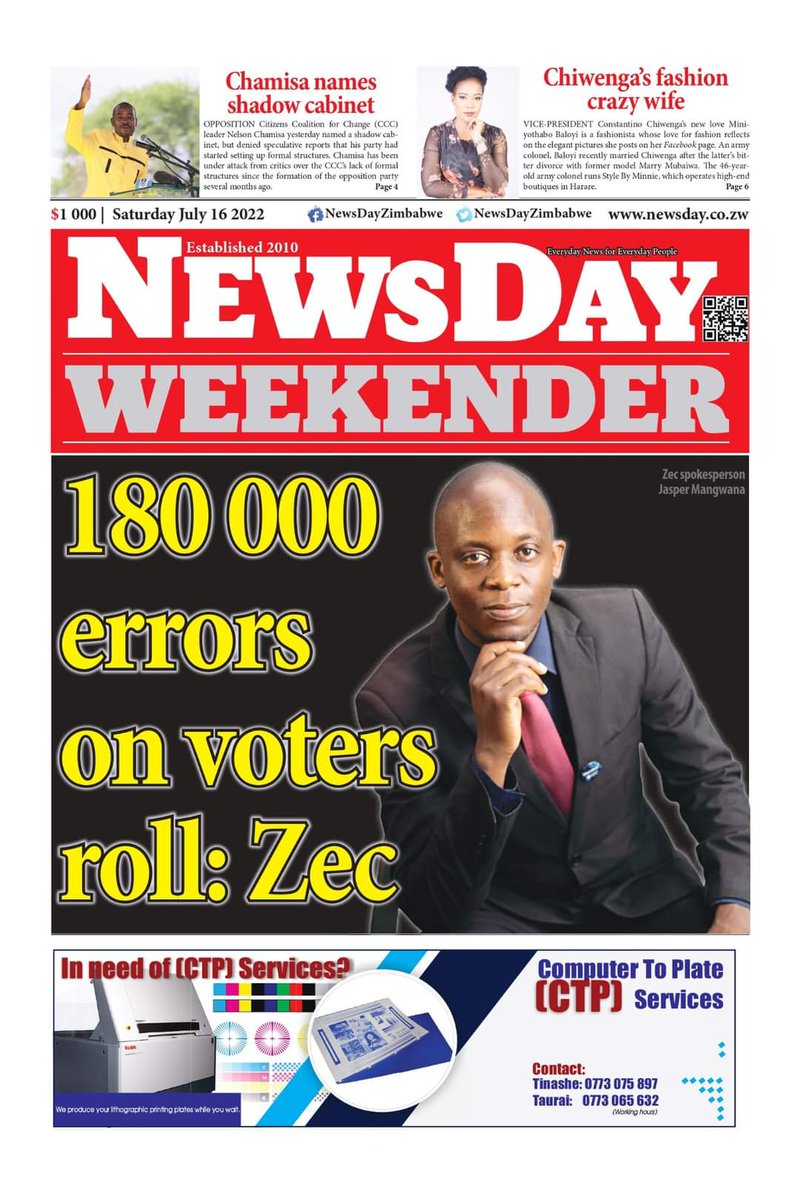 BestWitty's tweet photo. ZEC is just a HOAX!!!
Captured and not fit to conduct an election. We have to act on time!!!!
#ZECMUSTFALL https://t.co/WFdPdRnQBS