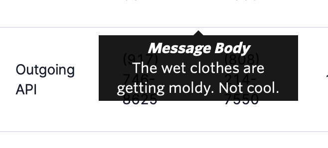 Putting the <a href="/twilio/">twilio</a> API to good use.