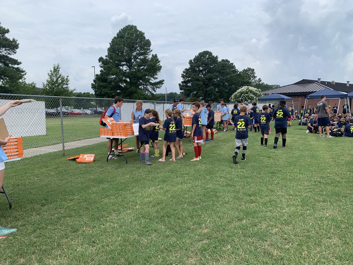 marlinsoccer's tweet photo. Guess what we had for lunch….. PIZZA from our very own sponsor Little Cesar’s! Thank you for sponsoring our programs. 🍕🍕 https://t.co/kTlNhhXxAH
