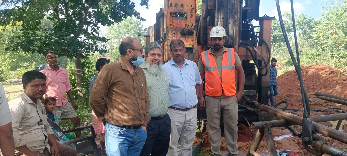 cmpdil's tweet photo. CMPDI, RI-I, Asansol along with MECL has successfully commenced the exploration of Dewanganj Harinaingha Block at Birbhum, W.B on behalf of West Bengal Power Development Corporation Limited (WBPDCL) after overcoming all the hurdles on 14.07.2022.
@JoshiPralhad
@CoalMinistry https://t.co/vmHpSndF8n