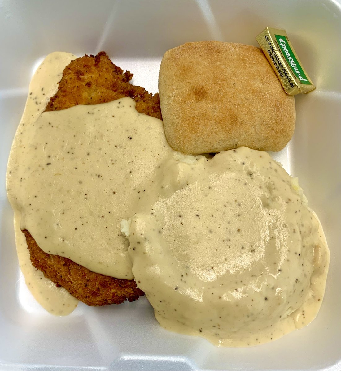 WeAreDesign's tweet photo. There’s no better way to celebrate Friday Jr. than with some chicken fried chicken from @OMTSWichita. 😋

Admit it, you’re jealous. 💁🏻‍♀️ https://t.co/yiAe438i2u