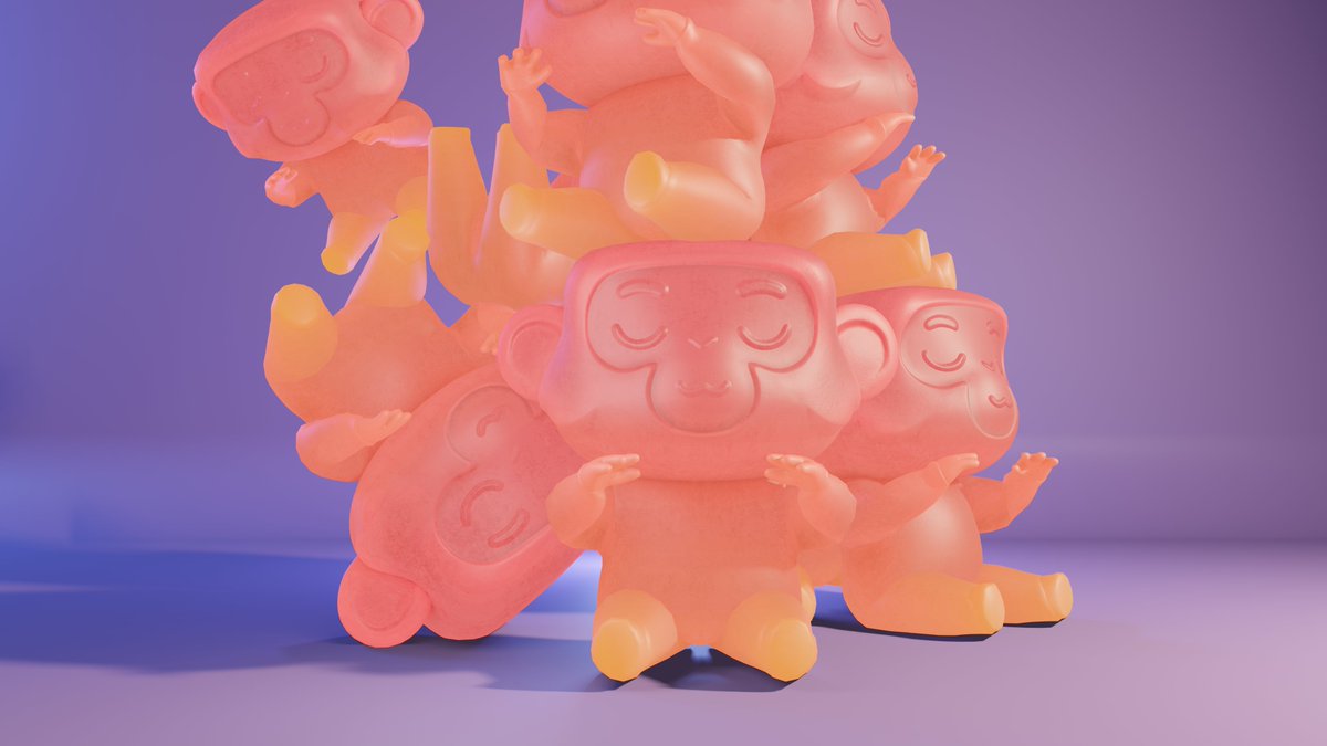 zoofrenzNFT's tweet photo. Today is #GummiWormDay  🎉
Wanna  have some flavored, tasty, chewy sweet treats?
Try Gummy Apefrenz 🐒

💬What is your favorite gummy?

#July15th  #gummybear #NFT #3D  #Web3 https://t.co/amUgS9CWoo