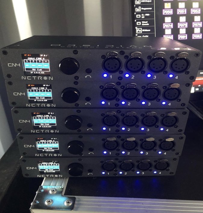 ControlObsidian's tweet image. A #netron appreciation post featuring some EN4’s in action! 
#obsidiancontrolsystems
#repost