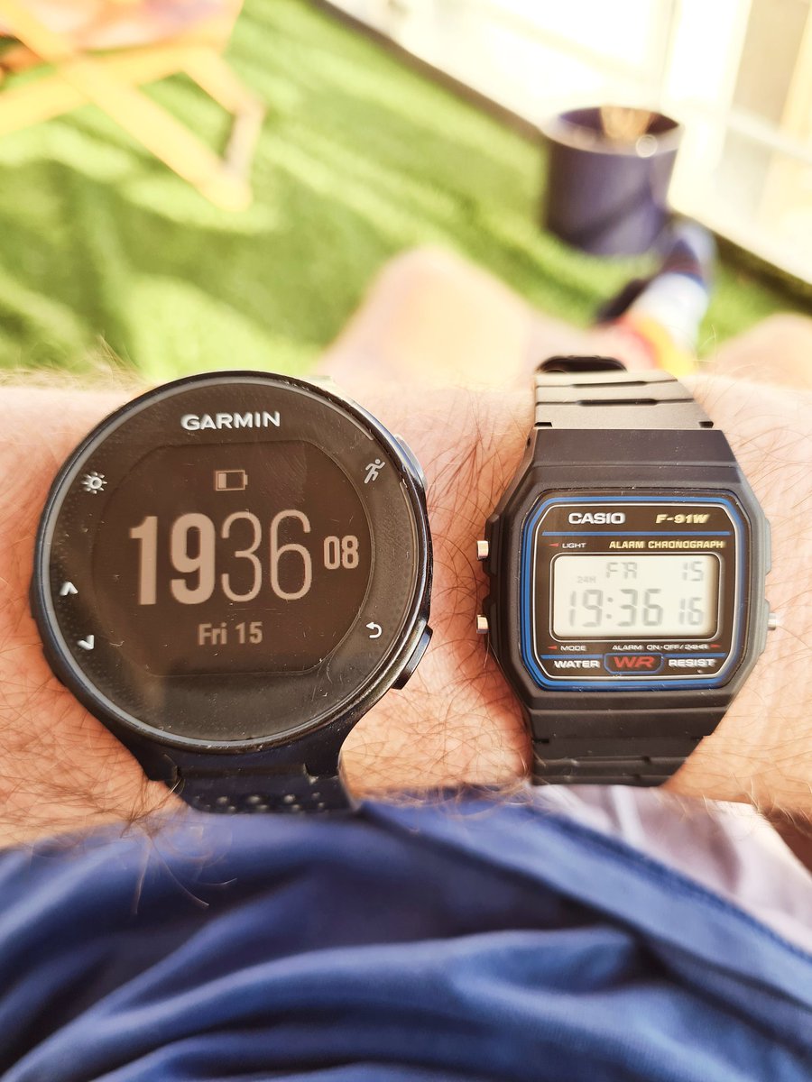 Big question time! 🤔 Which is the better #expedition watch, the unbreakable Casio or the Garmin full of stats...? We will be taking only one of these to cycle across America with 🇺🇸

<a href="/GarminUK/">Garmin</a> vs <a href="/casiouk/">Casio</a> 😬😂