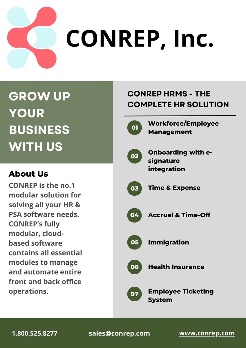 conrep_inc's tweet photo. Did you just checked @conrep_inc #hrms !!
For more live updates, visit https://t.co/iegditpqPQ
#hr #hrmsoftware #employee #workforcemanagement #immigration #humanresourcesmanagement #onboarding #conrep https://t.co/PNCuYvo3fN