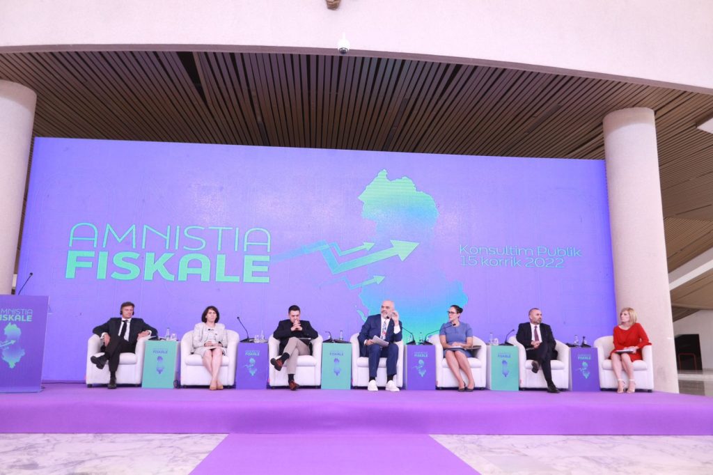 Public consultation on fiscal amnesty bill after idea being approved by public at first national consultation process- en.ata.gov.al/2022/07/15/pub…