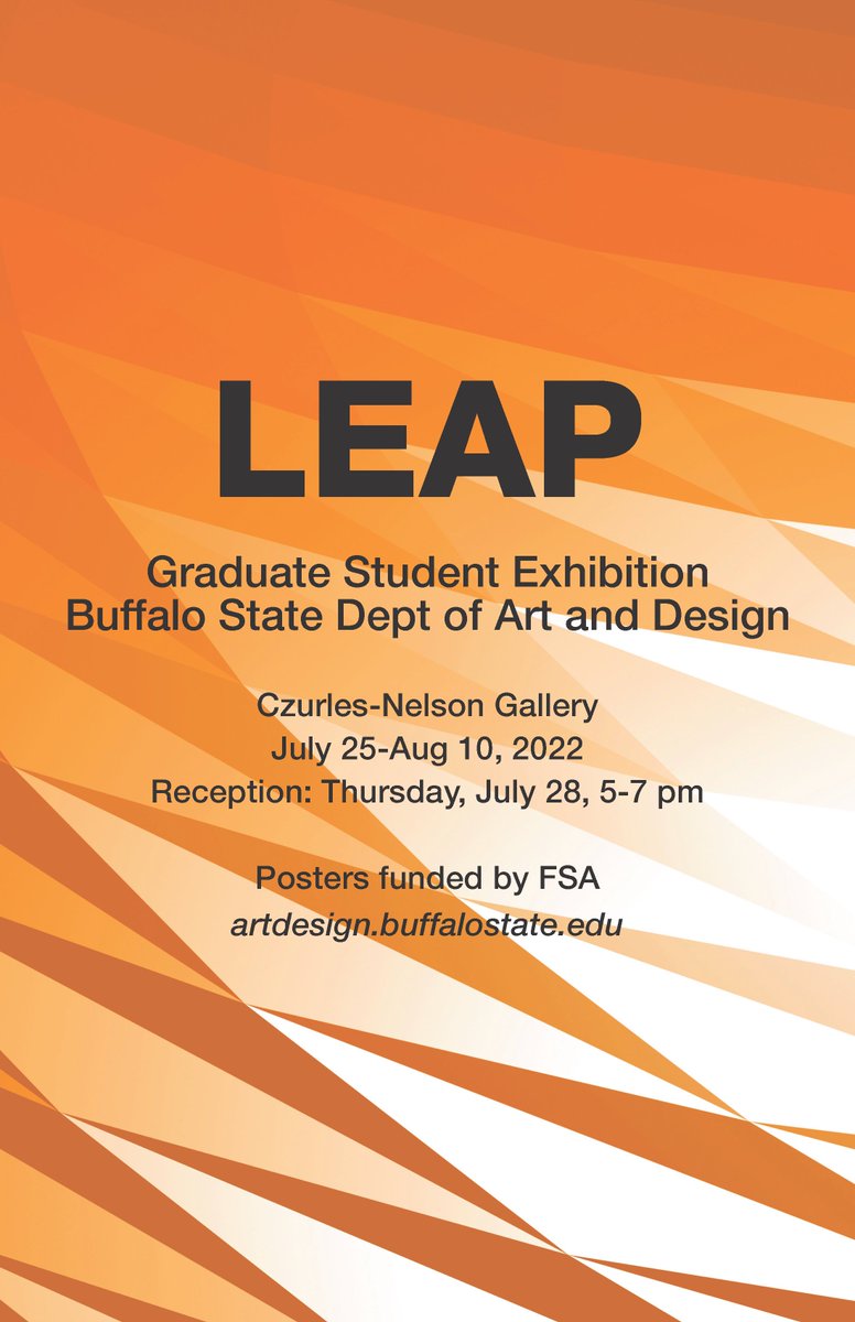 Opening soon in the Czurles-Nelson Gallery <a href="/buffalostate/">Buffalo State University</a>!