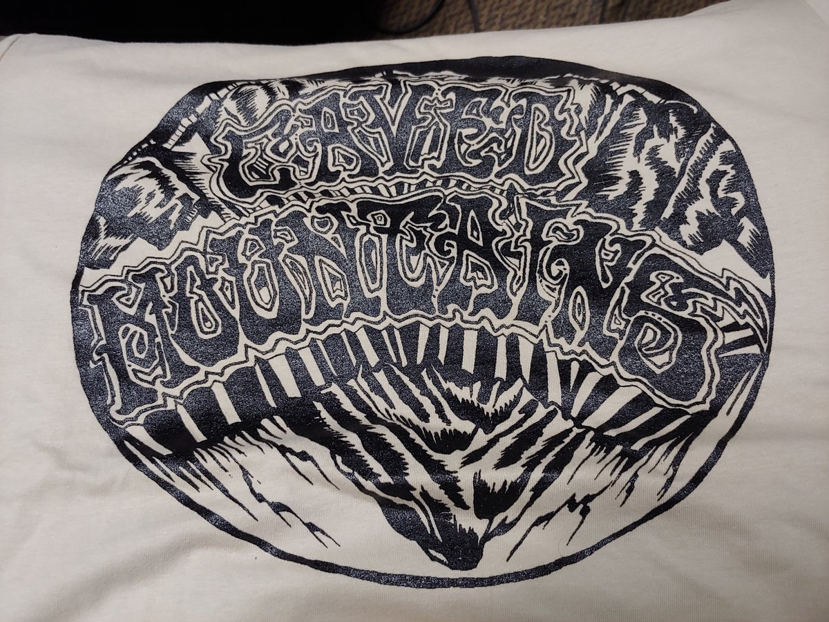 New shirts have arrived! We will have them on sale at our August 13th show in Fort Worth at MASS with Abbreviations and Bulls.